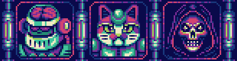 Robot Masters Palette Example by Jude Buffum