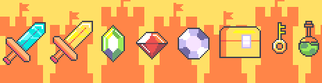 Royal Tower Palette Example by pixel rubik cube