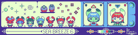 Sea Breeze 6 Palette Example by Pipstifelle