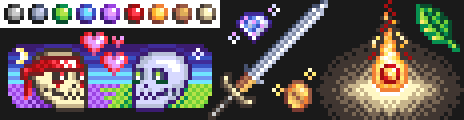 Small Sprite Greedy 40 Palette Example by SzGamer227