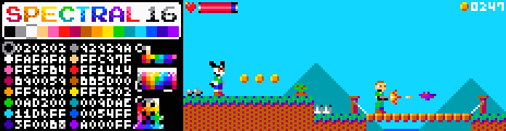 Spectral 16 Palette Example by Retro 31