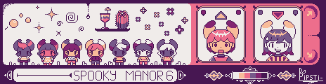 Spooky Manor 6 Palette Example by Pipstifelle