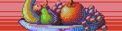 still life palette example bowl of fruit