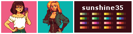 SUNSHINE 35 Palette Example by mysunnyrose