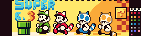 Super Colorful 3 Palette Example by Miko