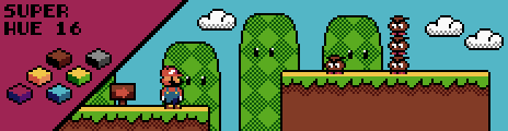 Super Hue 16 Palette Example by Dylan