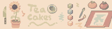 Tea Cakes Palette Example by Qirlfriend