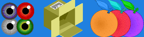 Ternary RGBI (4 trit) Palette Example by Professor Ape