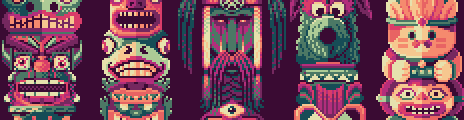 Totems Palette Example by Jude Buffum