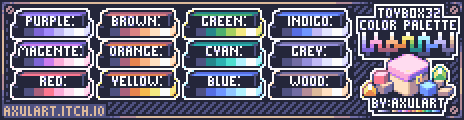 ToyBox32 Palette Example by AxulArt