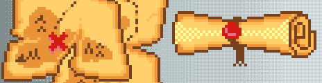Treasure Map & Paper Color Palette Example by Interprete-me