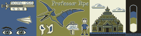 Vintage Sapphire Palette Example by Professor Ape