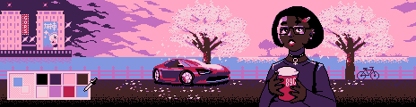 Wednesday Pink Palette Example by Gors
