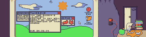 Your Computer Has a Virus 13 Palette Example by Benjamin Yandon