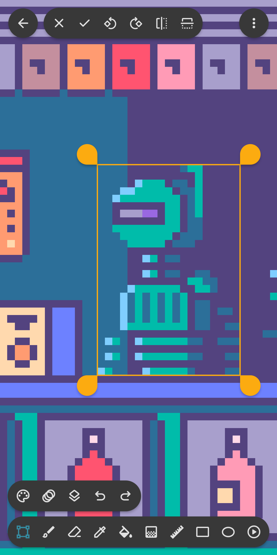 Software Bug Checklist Inktica | Pixel Art Software on Lospec