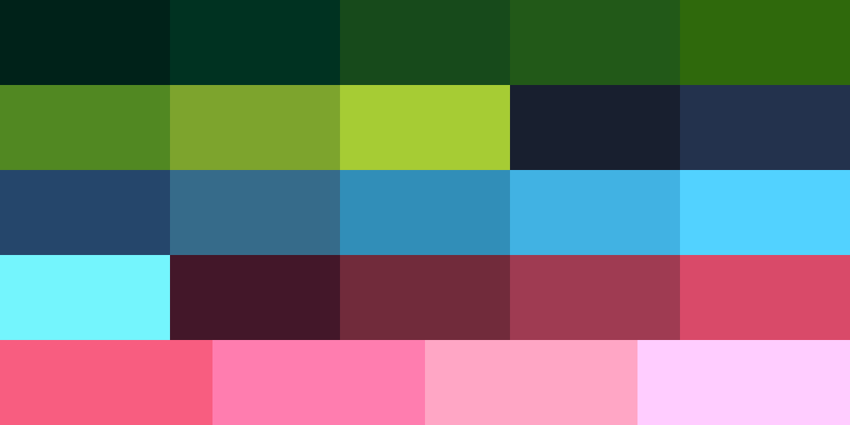 3 Color Linear Palette