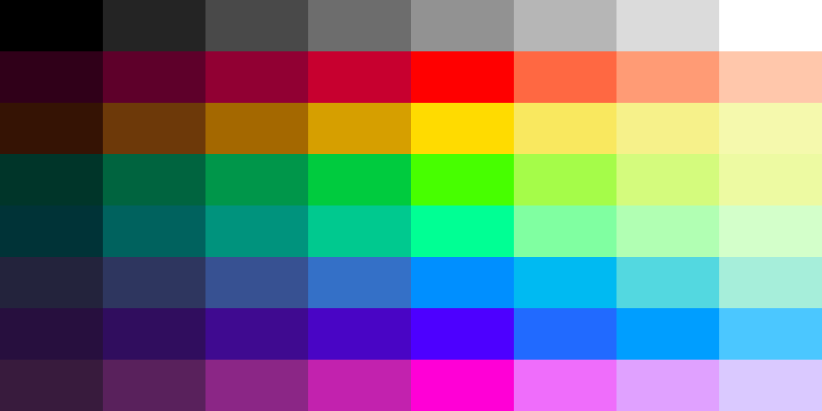 6-Bit Color Palette