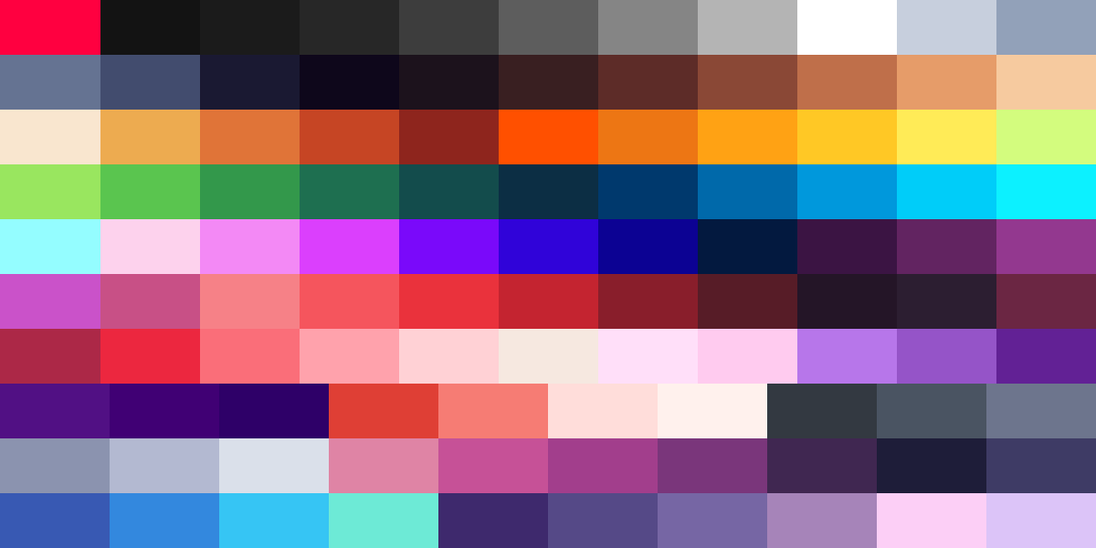 Artbozzcast anime palettes 1 Palette