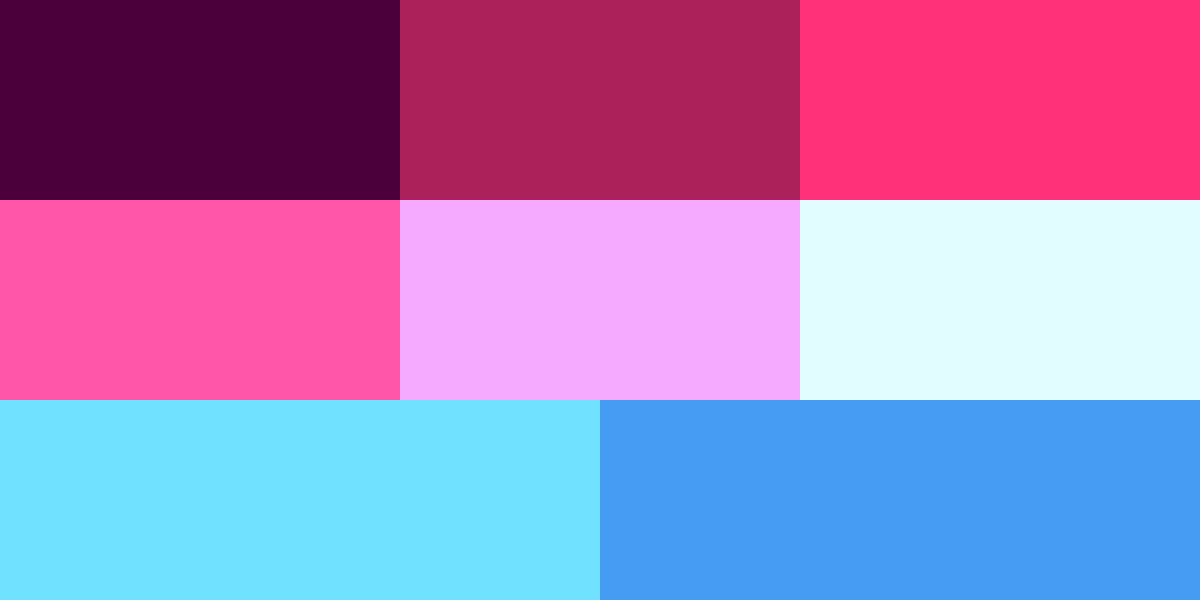 Candy heart Palette