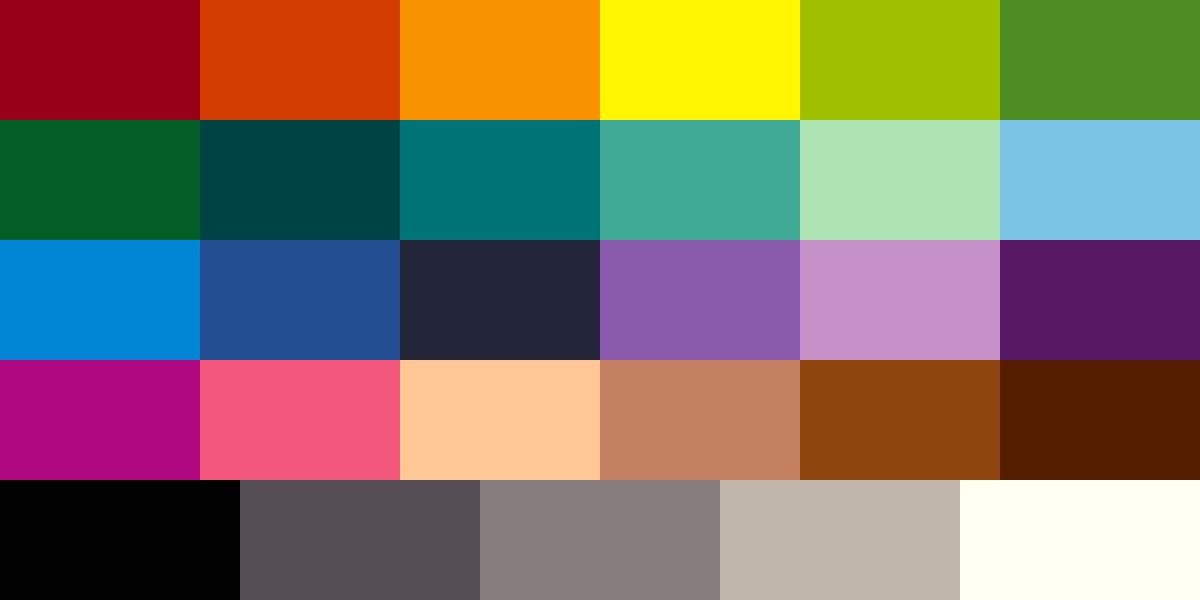 Colorful 29 Palette