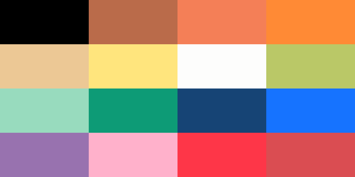 Crayon 16 Palette