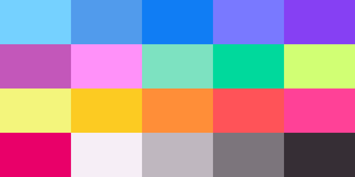 Fall Guys Original Palette