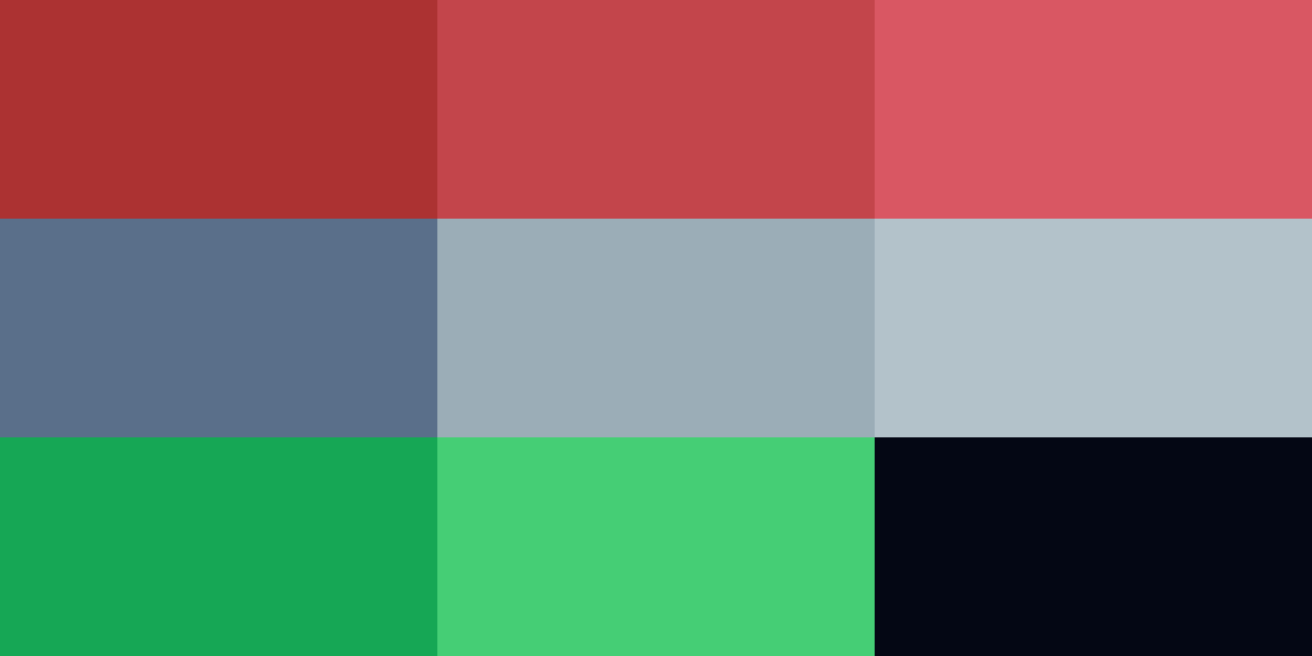 Flaming Emerald Palette