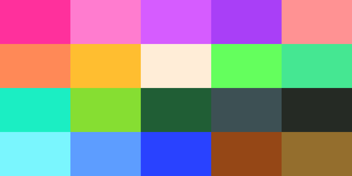 Fun shader Palette