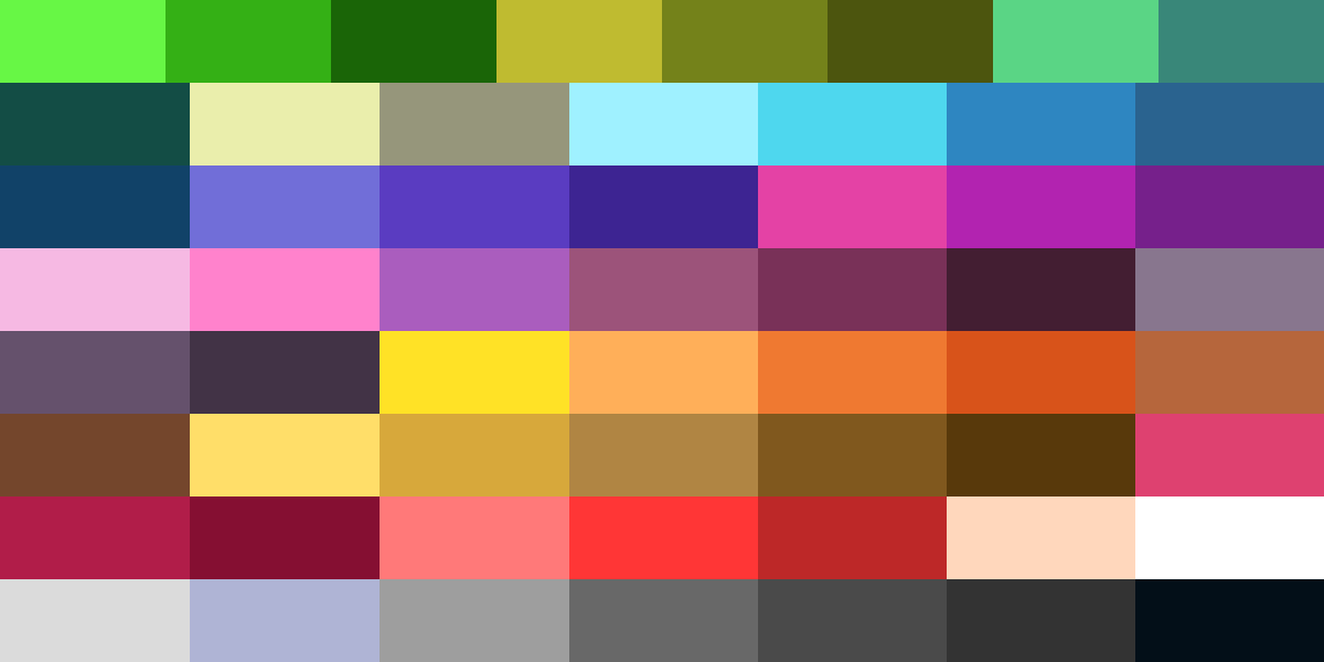 Goma Colors Palette