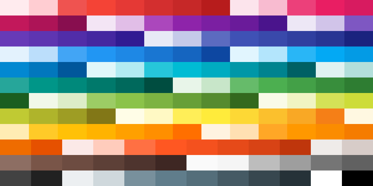 GOOGLE UI Palette