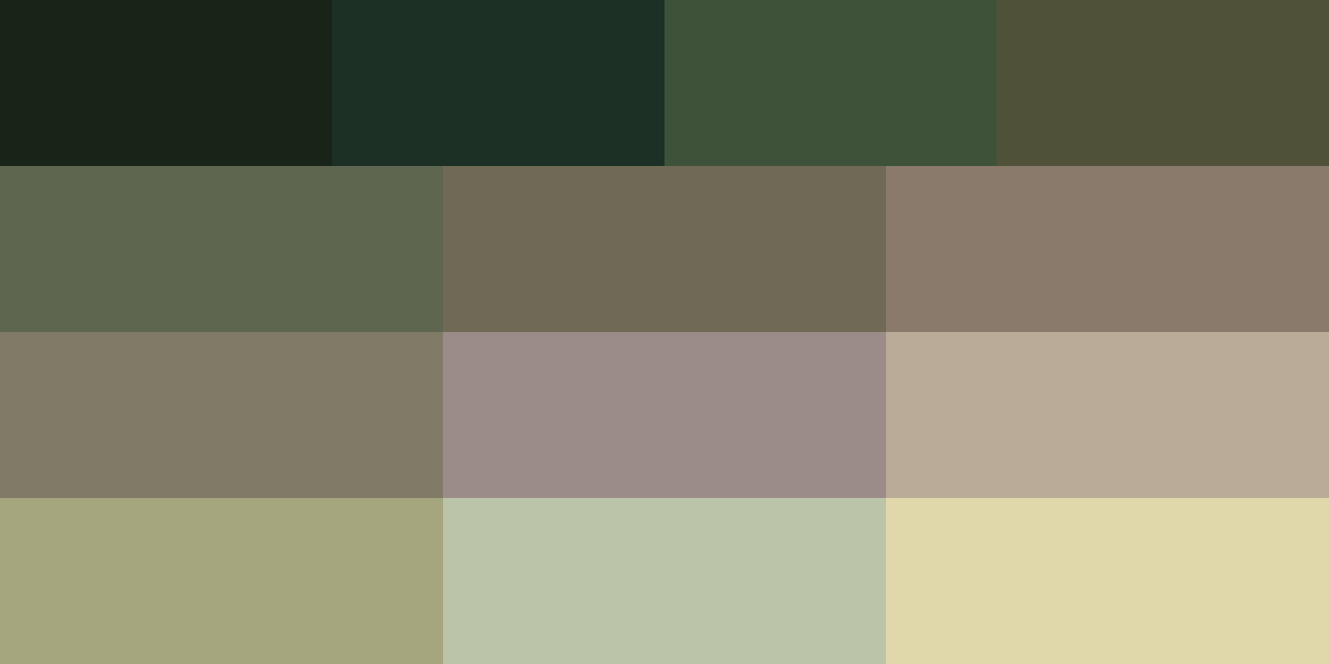Greenscale 13 Palette
