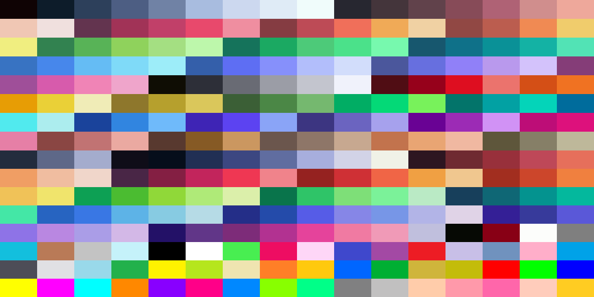 Humanimaloid Colors Palette