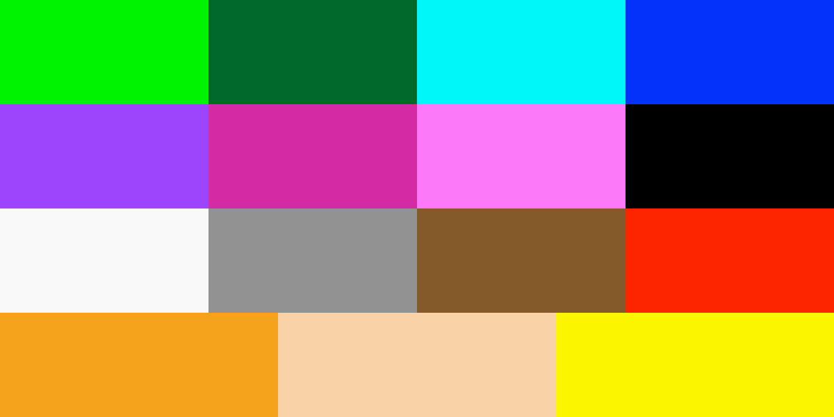 Mario Kart DS Emblem Editor Palette
