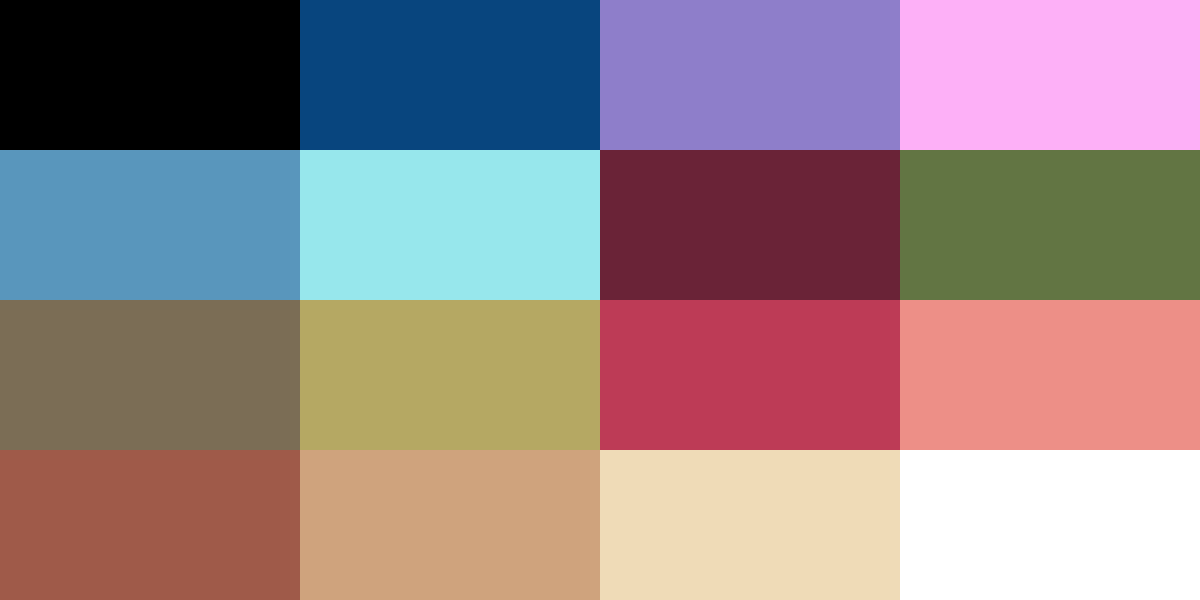 Murky 16 Palette