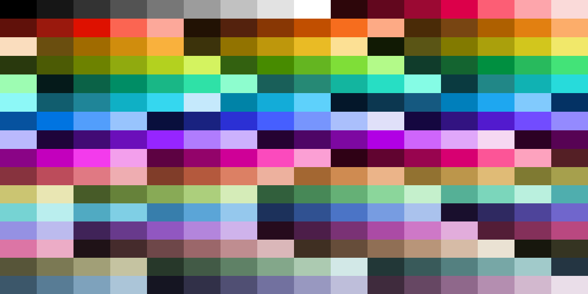 OKLAB256v1 Palette