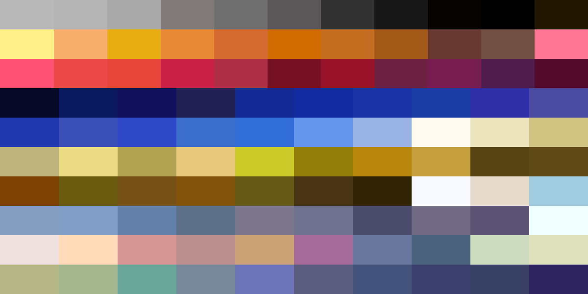 ores in BotW Palette
