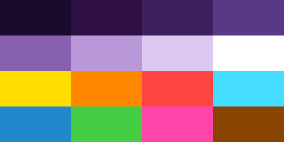 Retro 8-Bit Palette