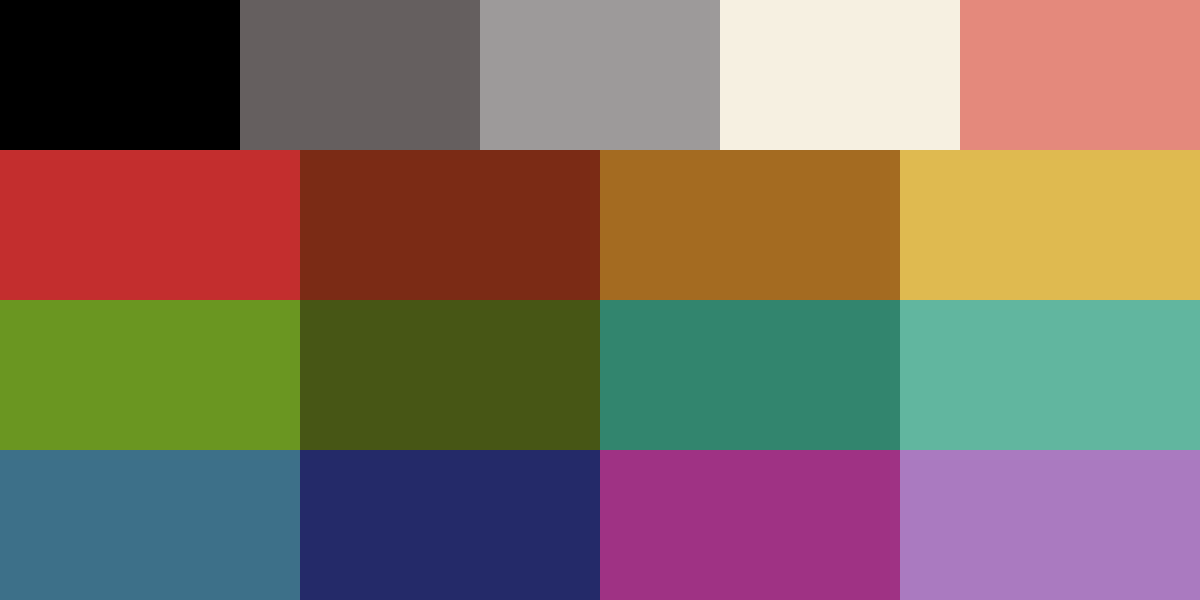 retro patch Palette