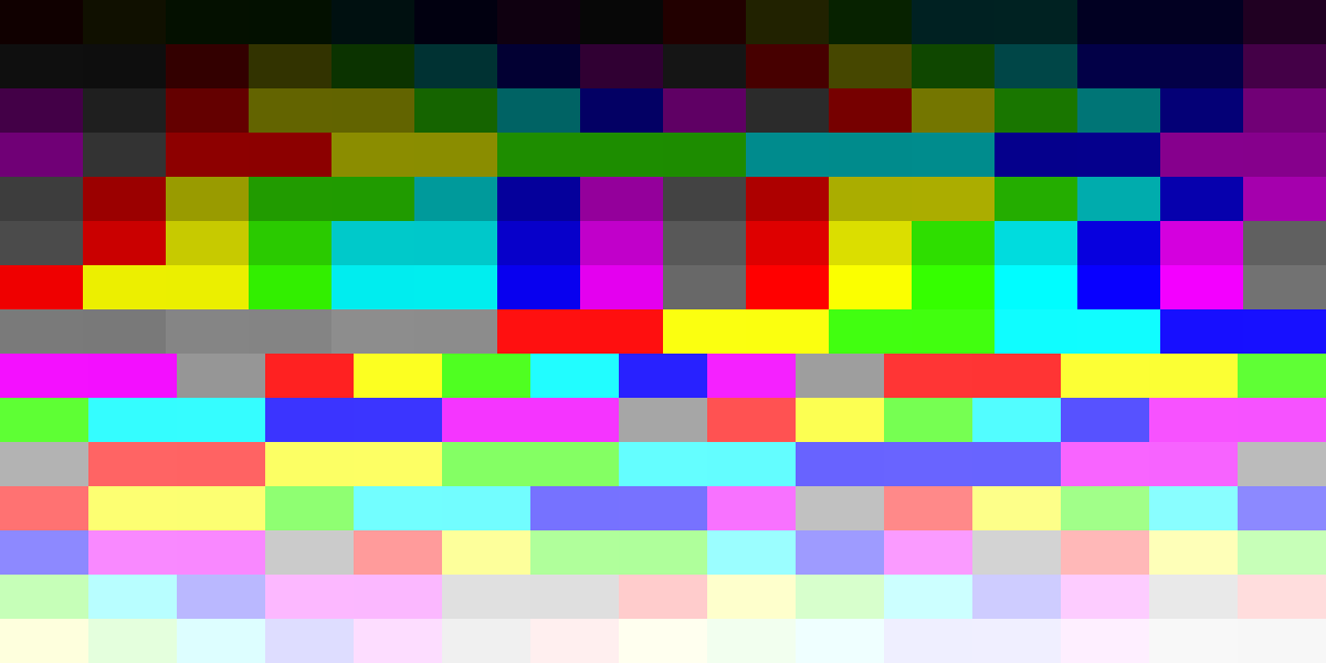 RGB Shading 9bit Palette
