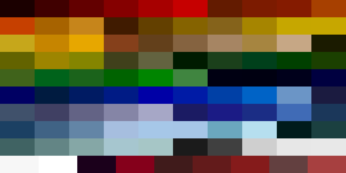 Shin Megami Tensei II (PSX) Palette