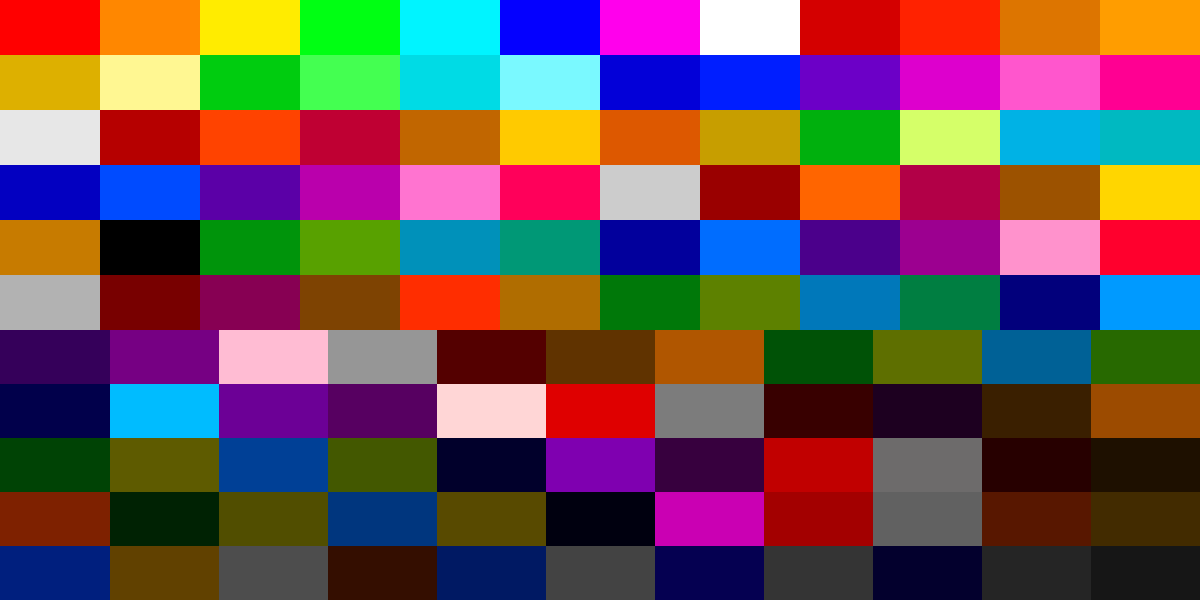 Space-Short Palette