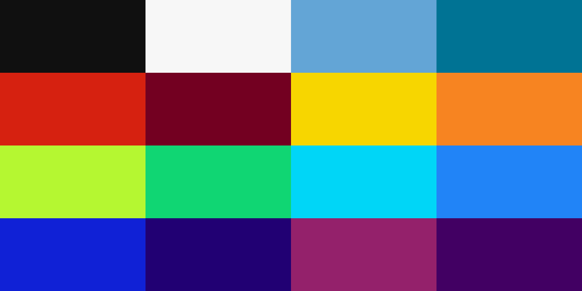 ST Mega-16 Palette