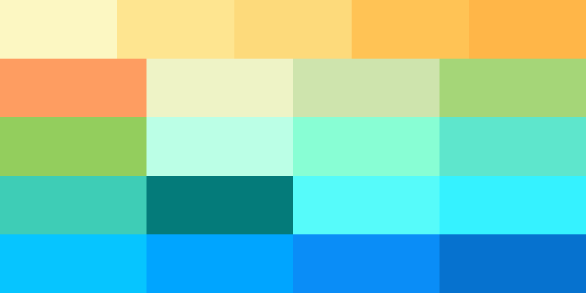 Sunlight Beach Palette