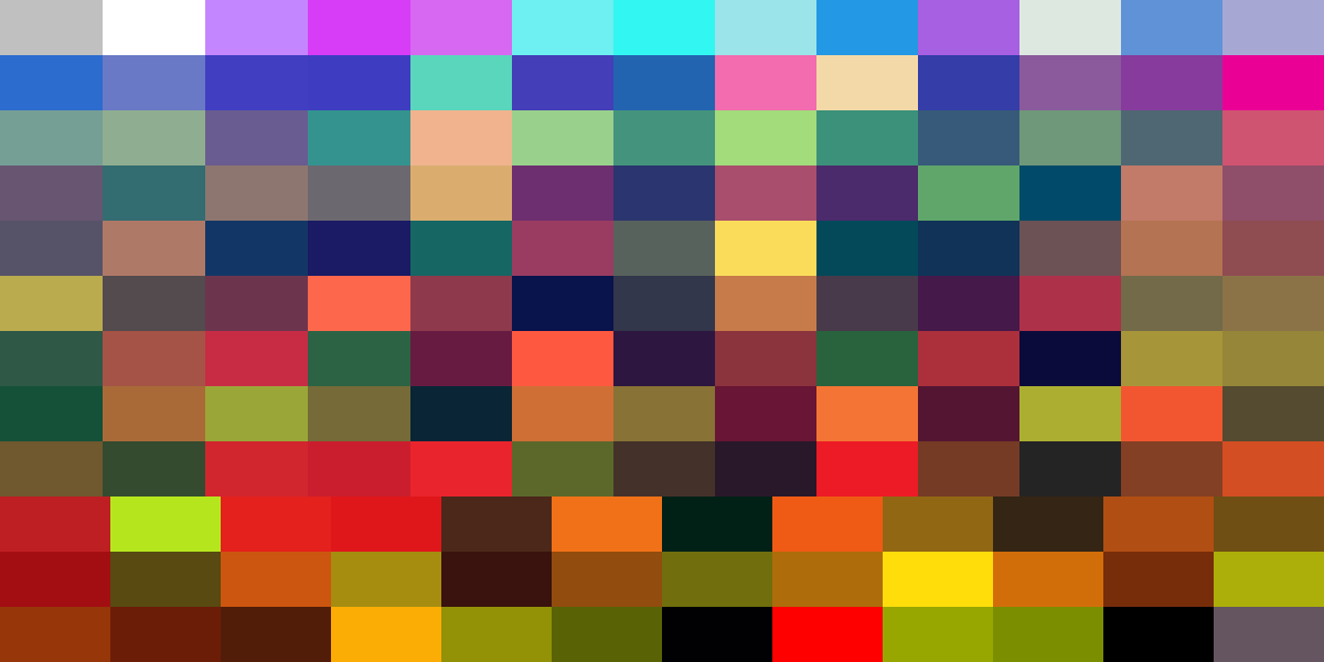 the DELTARUNE Palette