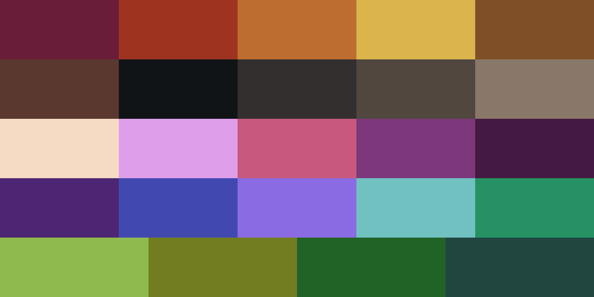 verdant valley Palette