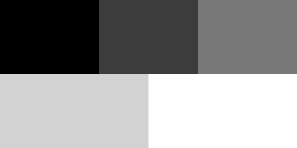 w Black White Palette