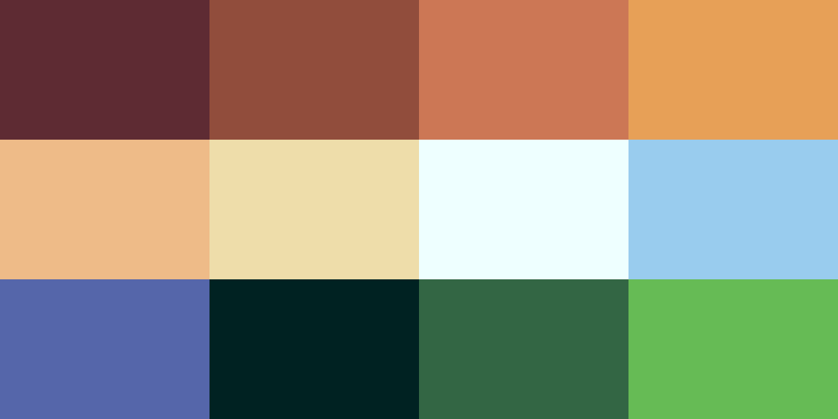 Warm & Cool 12 Palette