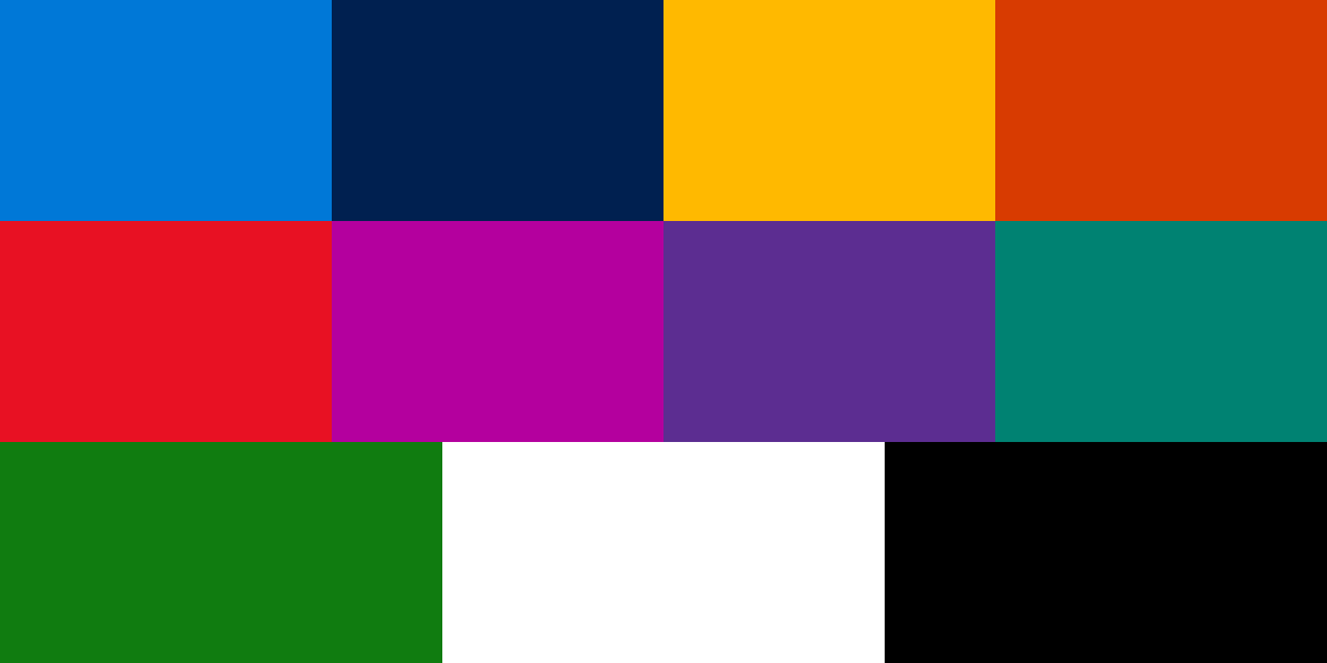 Windows 10 Palette