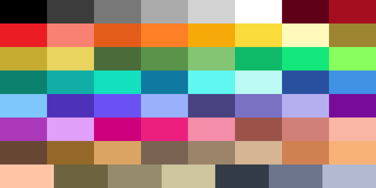 Wplace all colors personal use Palette