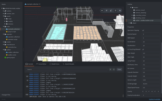 Defold screenshot